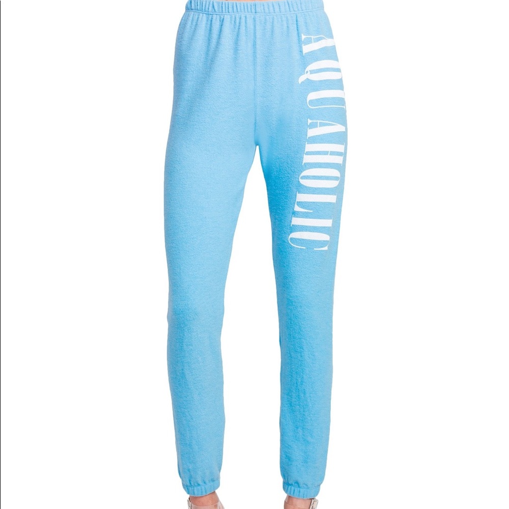 Wildfox Knox aquaholic sweatpants S